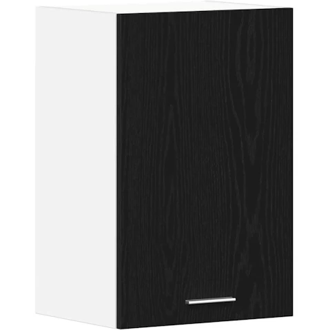 vidaXL Engineered Wood Black Oak Hanging Cabinet - 40 x 31 x 60cm