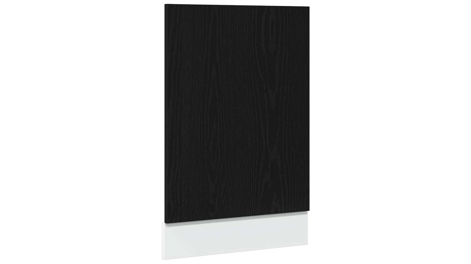 vidaXL Black Oak Lyon Engineered Wood Dishwasher Panel
