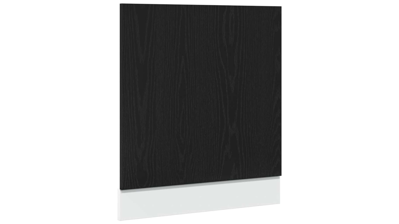vidaXL Black Oak Lyon Engineered Wood Dishwasher Panel - 60 x 1.5 x 67cm