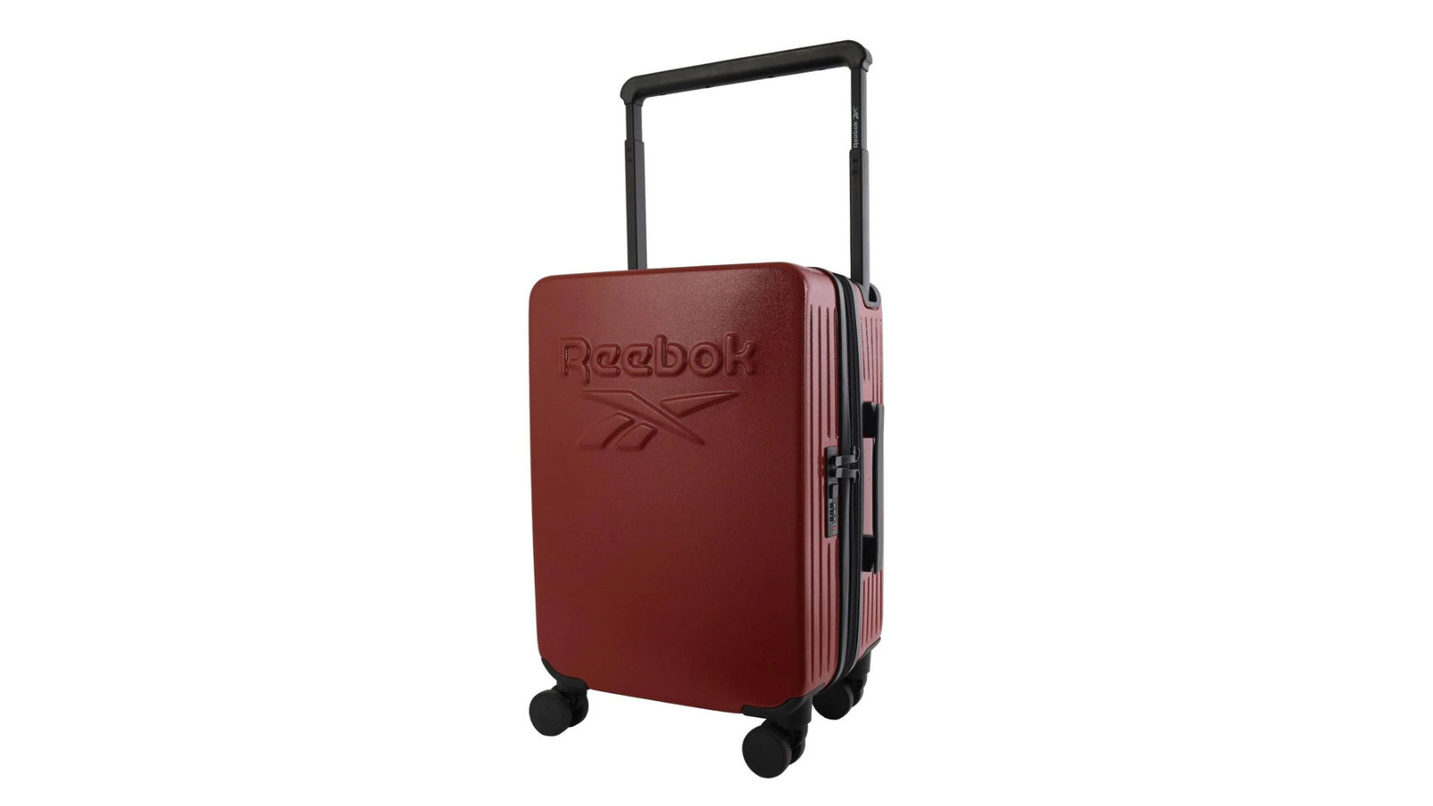 Reebok 54cm Wide Handle Expandable/Durable Hard Shell Cabin Suitcase - Wine