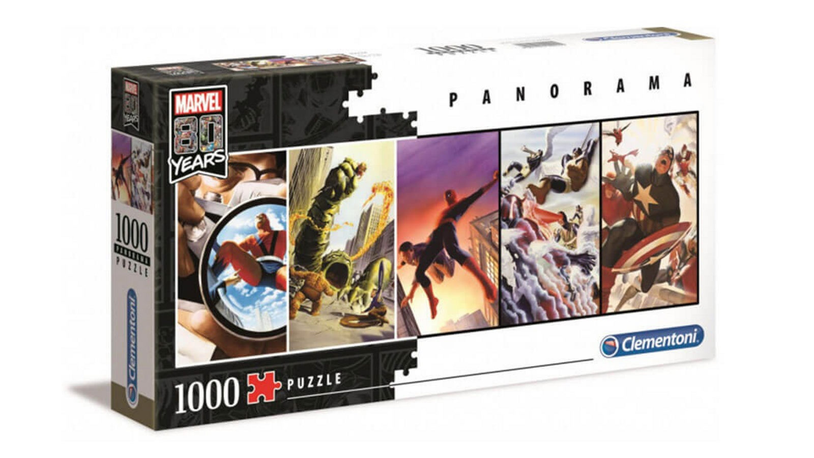 Marvel 80th Anniversary Panorama 1000 Piece Puzzle