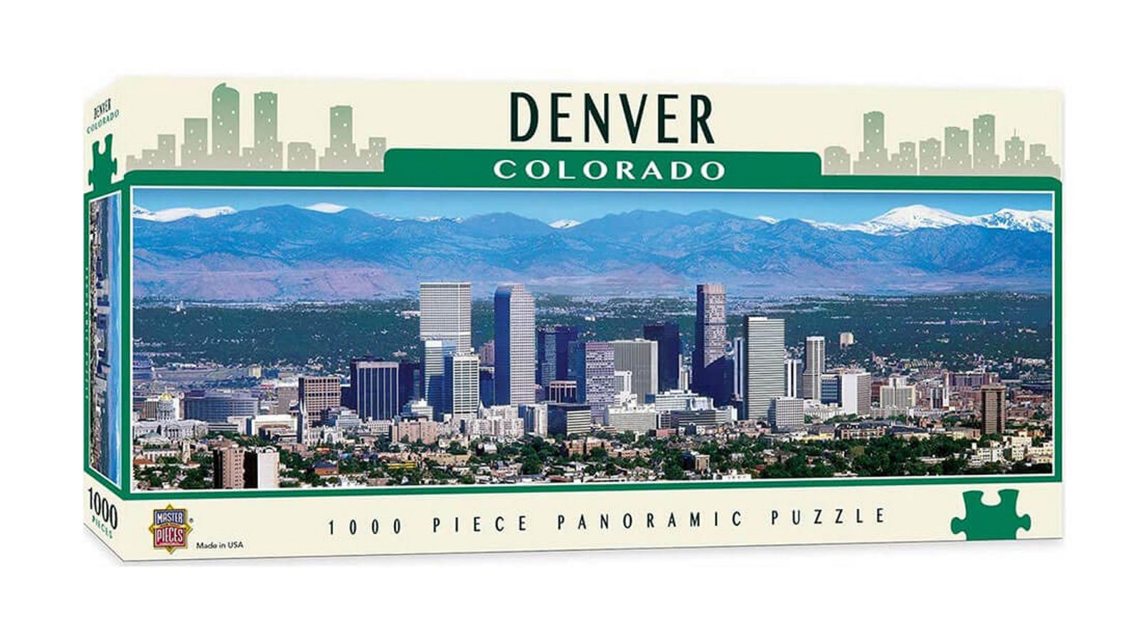 MP City Colorado Panoramic Denver 1000 Pieces Puzzle
