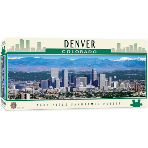 MP City Colorado Panoramic Denver 1000 Pieces Puzzle
