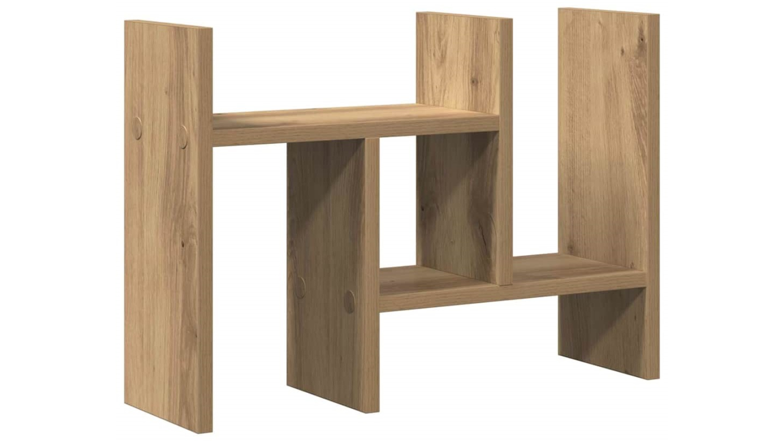 vidaXL 34.5 x 15.5 x 35.5cm Desk Organiser - Artisan/Oak