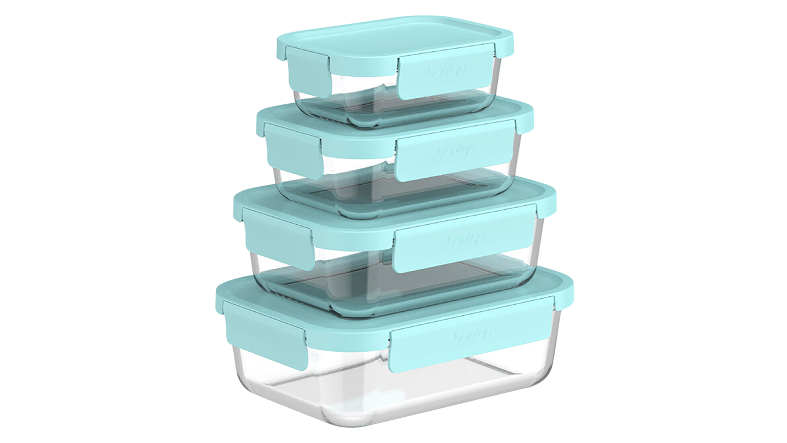 Bentgo 8 Piece Rectangle Glass Food Storage Set
