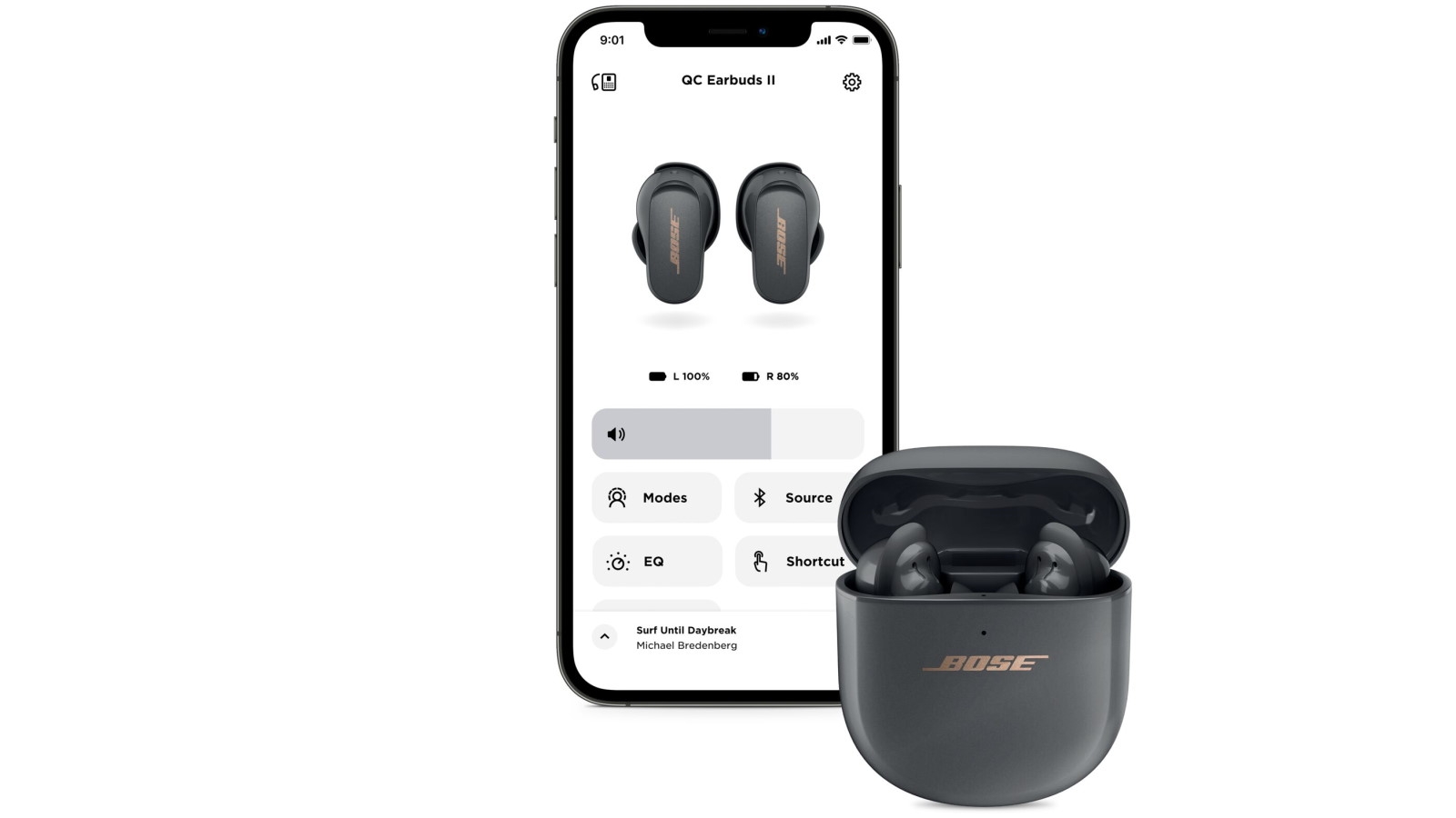 Bose QuietComfort Earbuds II - Eclipse Grey | Harvey Norman