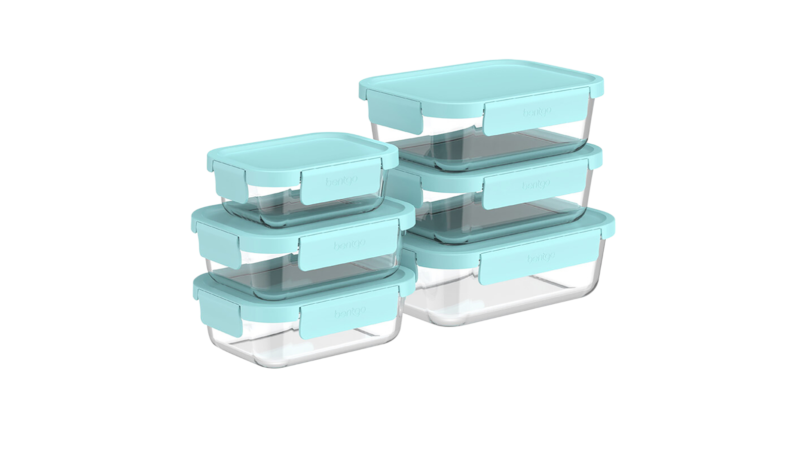 Bentgo 12 Piece Rectangle Glass Food Storage Set