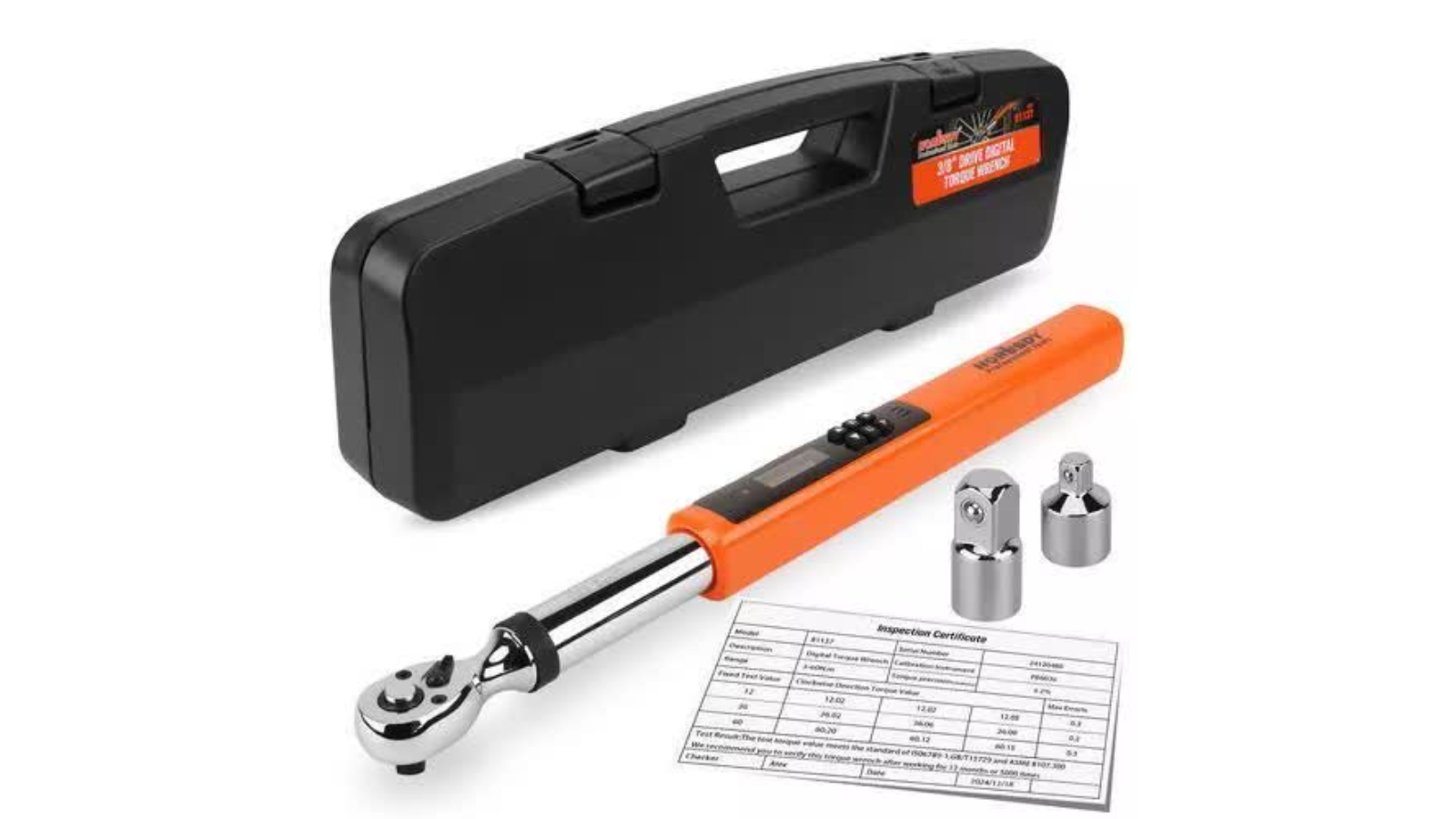 YS Electronic Adjustable 3/8inch Drive Digital Torque Wrench