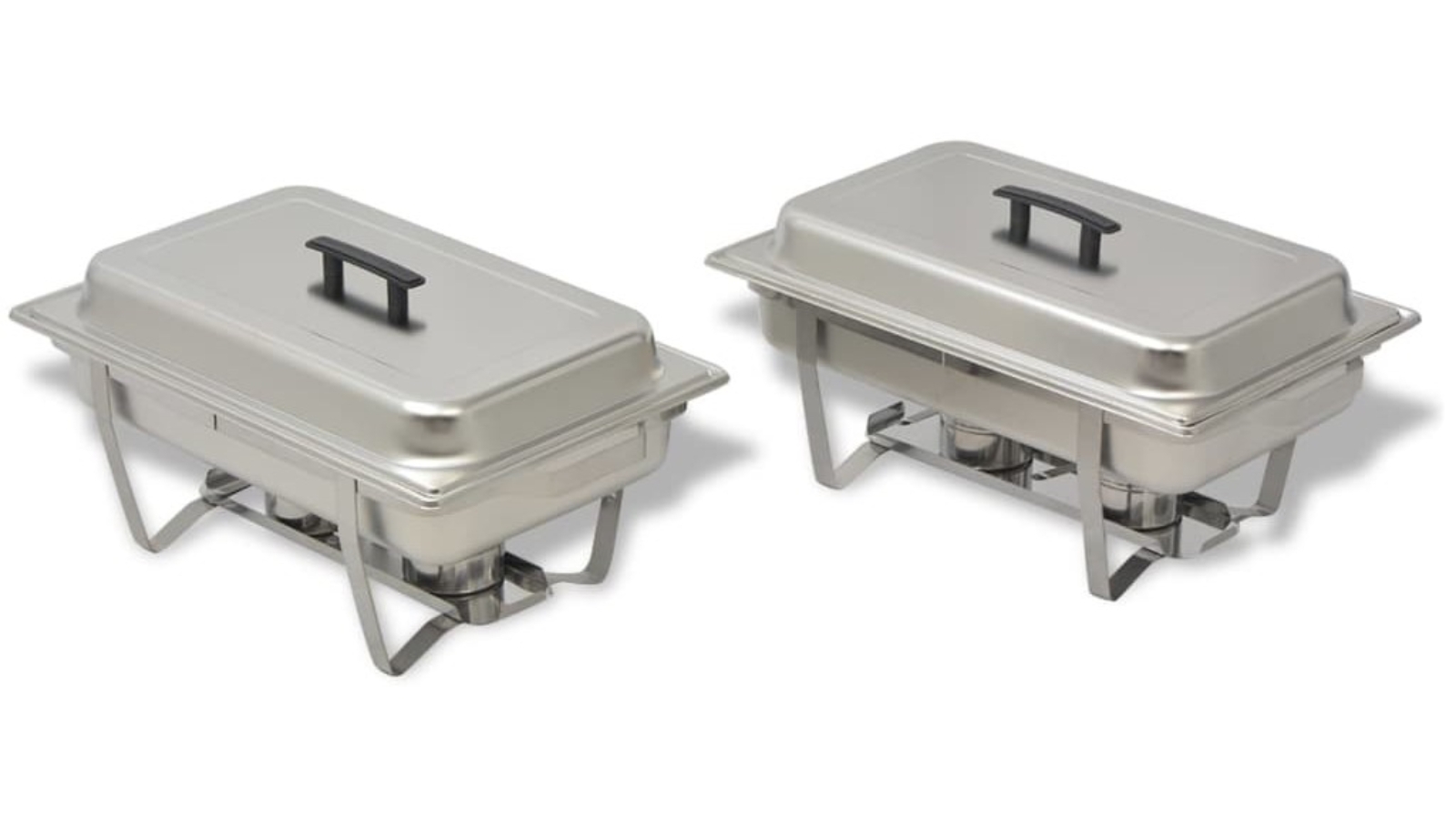 vidaXL Stainless Steel Chafing Dish Set - 2 Piece
