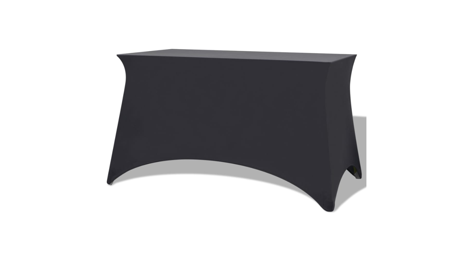 vidaXL 2 Piece Anthracite 120 x 60.5 x 74cm Stretch Table Slipcover
