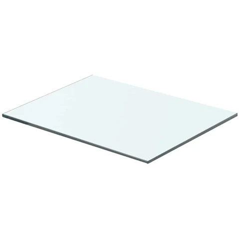 vidaXL Clear Glass 40 x 25cm Shelf Panel
