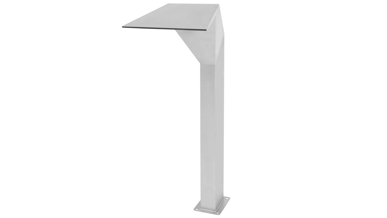 vidaXL Silver Pool Fountain Stainless Steel - 50 x 30 x 90cm