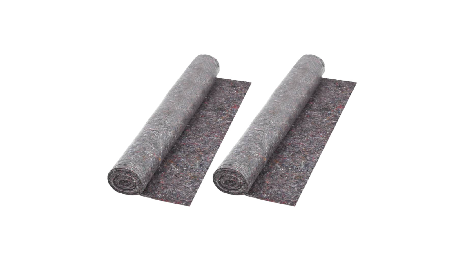 vidaXL 2 Piece Grey Non-Slip 50metre 180gsm Painter Fleece