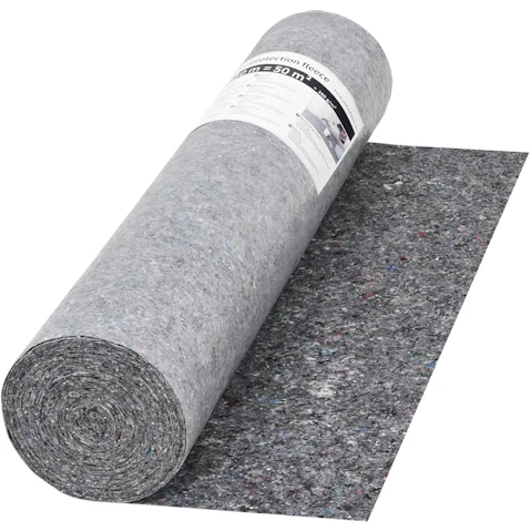 vidaXL 50metre Grey 280 SQM Non-Slip Painter Fleece