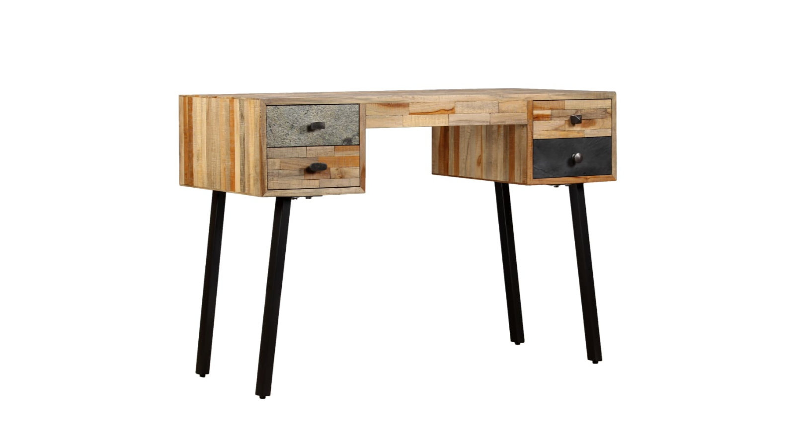 vidaXL Solid Reclaimed Teak 110 x 50 x 76cm Writing Desk