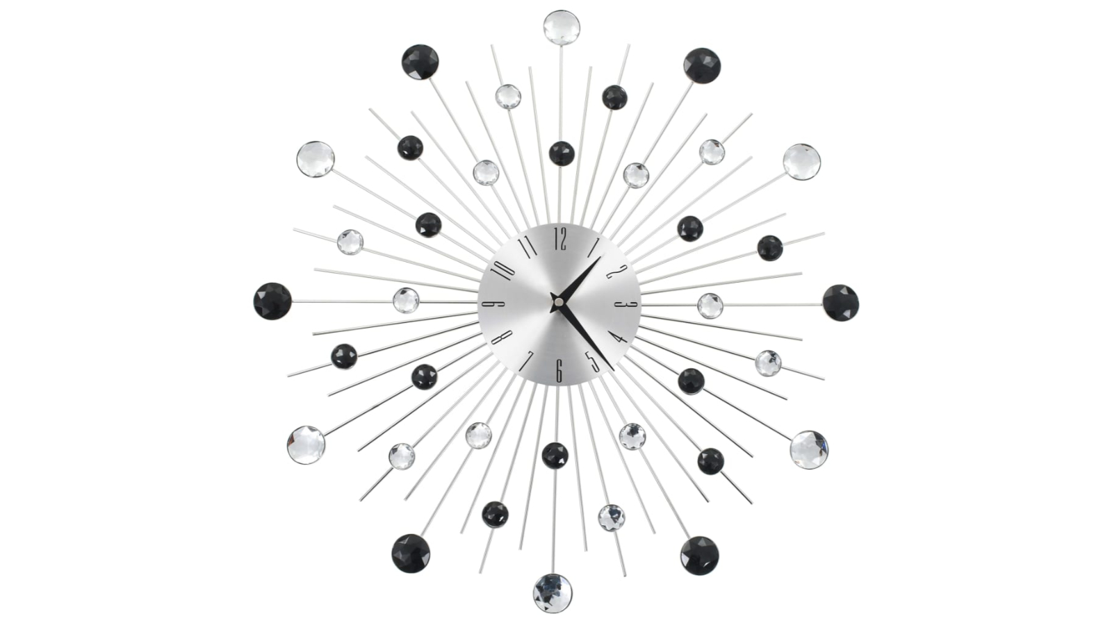 vidaXL Wall Clock with Quartz Movement Modern Design 50cm Harvey Norman