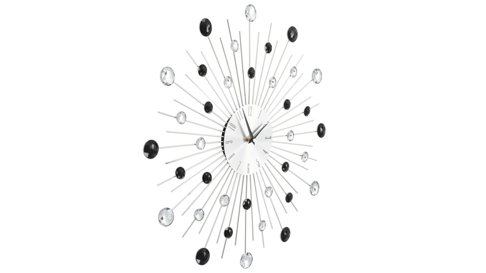 vidaXL Wall Clock with Quartz Movement Modern Design 50cm Harvey Norman