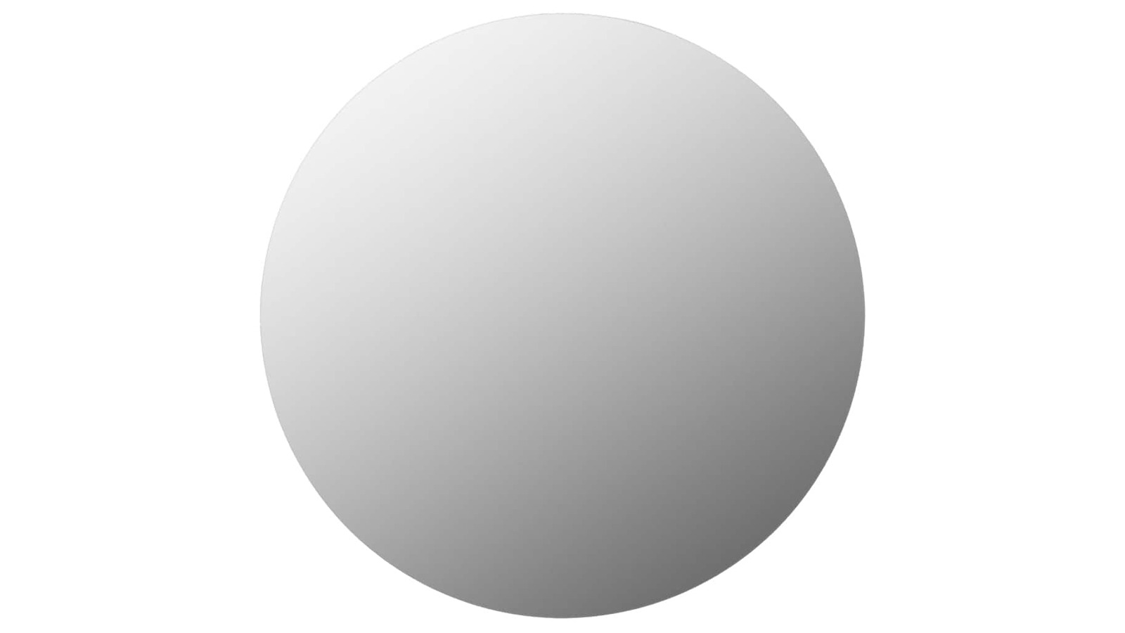 vidaXL Glass 70cm Round Wall Mirror