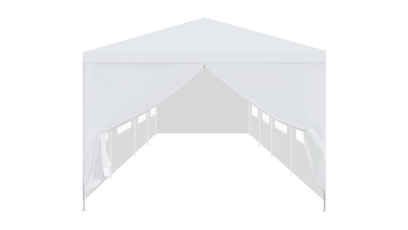 vidaXL 300 x 1200cm Garden Marquee - White