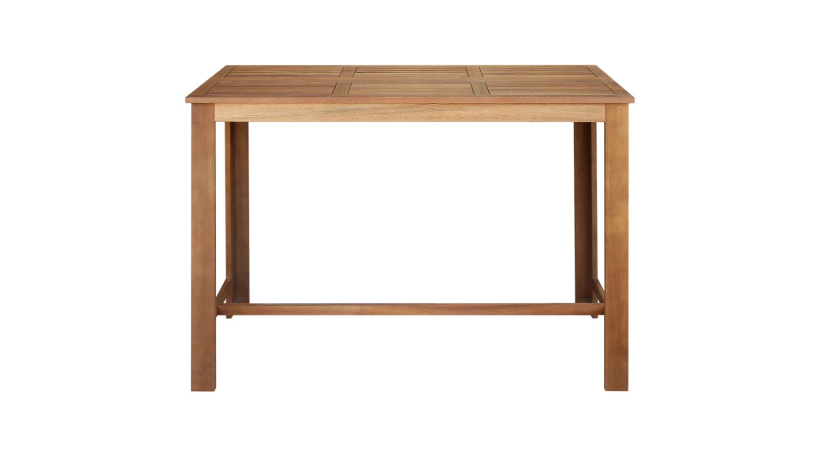 vidaXL Solid Acacia Wood Bar Table 150 x 70 x 105cm Harvey Norman