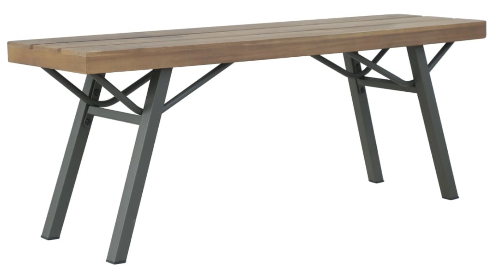 vidaXL Solid Acacia Wood 120cm Garden Bench