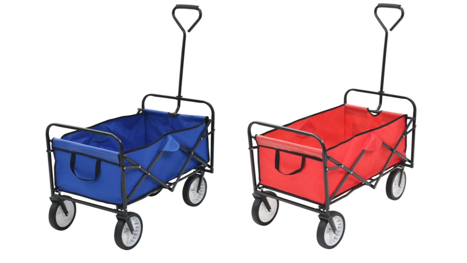 vidaXL Folding Hand Trolley Steel