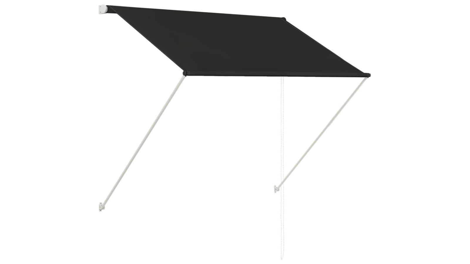 vidaXL Anthracite Retractable Awning - 150x150cm