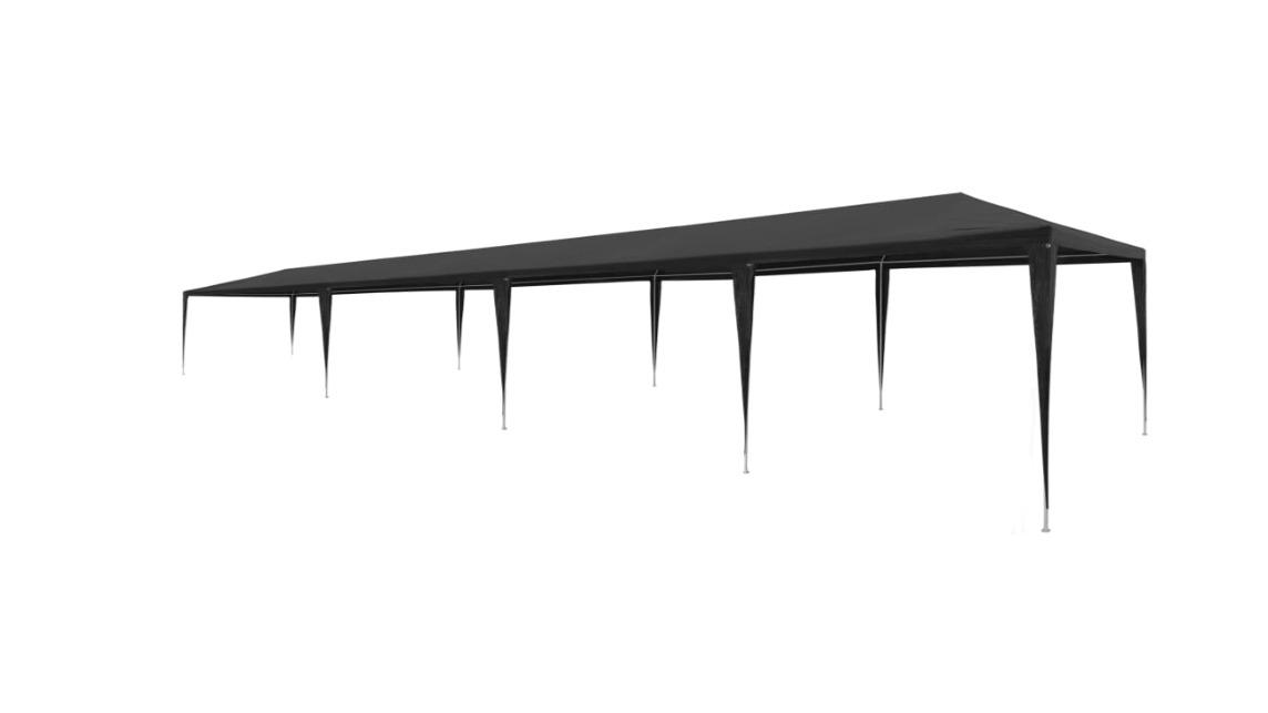 vidaXL 3 x 12metre PE Party Tent - Anthracite 