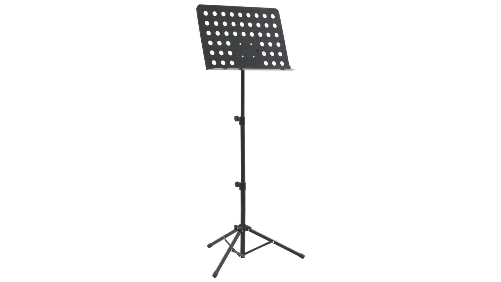 vidaXL Black Steel Music Book Stand - 142cm