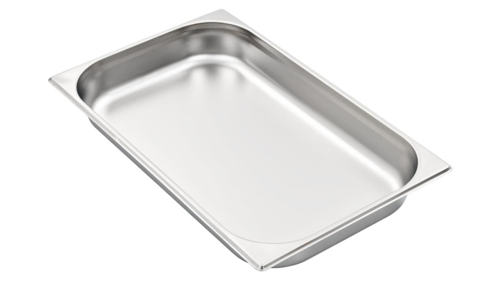 vidaXL 4 Piece Stainless Steel 1/1 GN Gastronorm Containers - Large