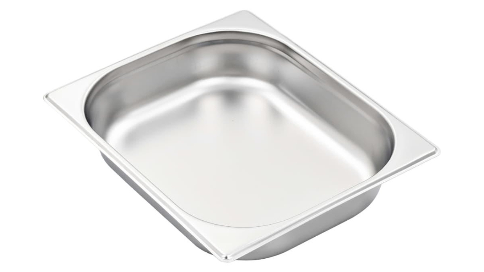 vidaXL 4 Piece Stainless Steel 1/2 GN Gastronorm Containers