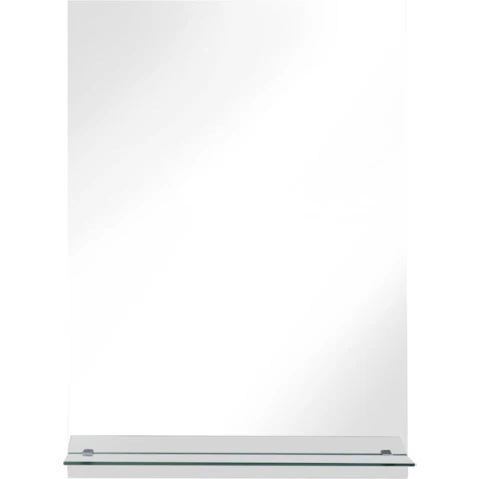 vidaXL Tempered Glass 40 x 60cm Wall Mirror with Shelf