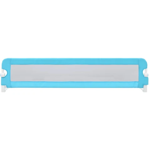 vidaXL Blue Polyester Toddler Safety Bed Rail - 180 x 42cm