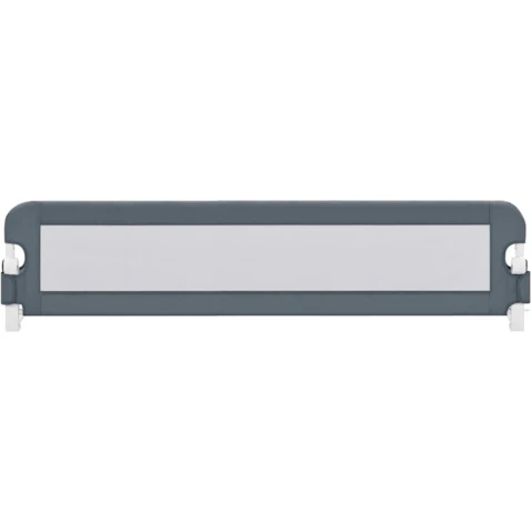 vidaXL Grey Polyester Toddler Safety Bed Rail - 180 x 42cm