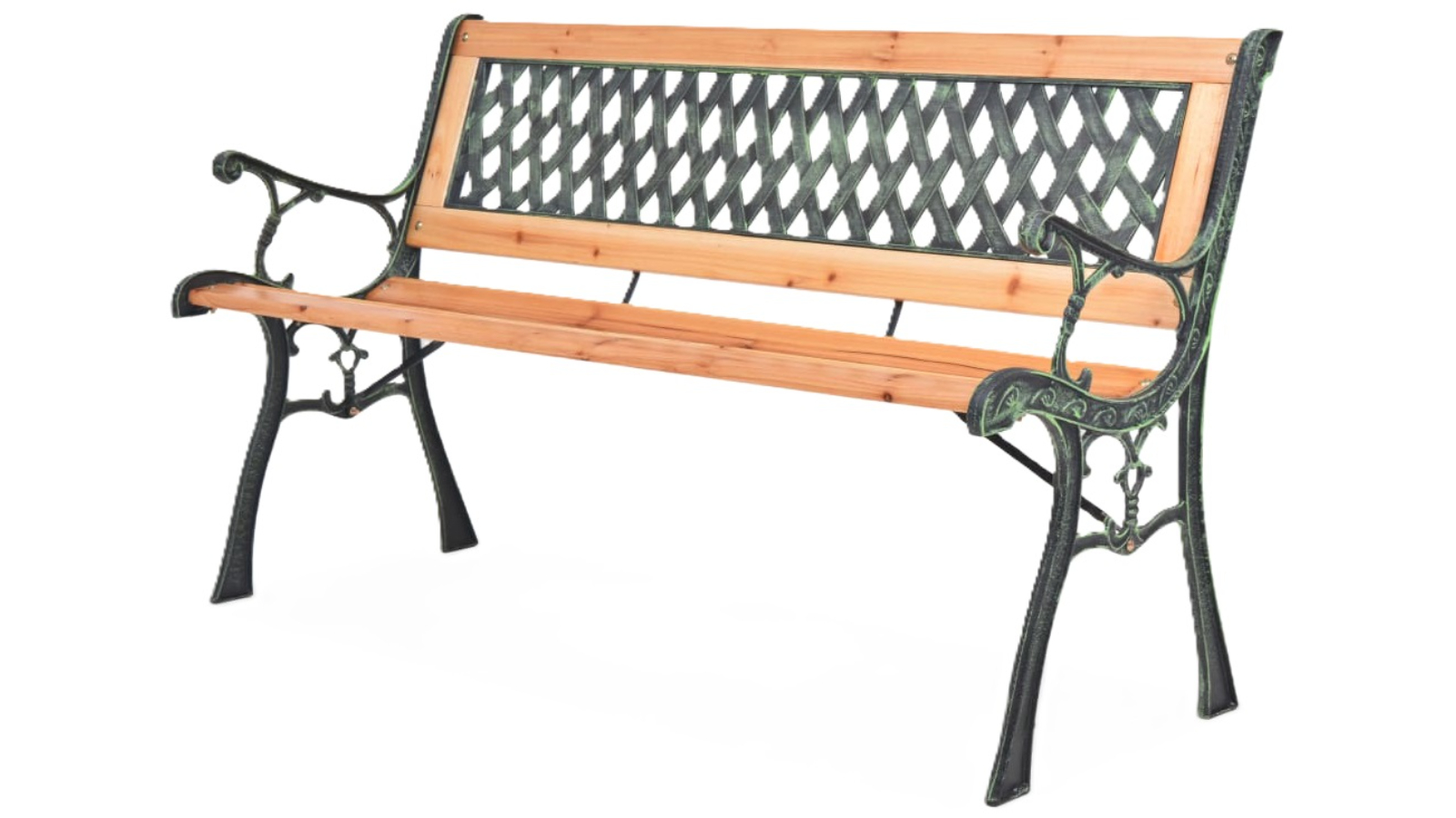 vidaXL Wood 122cm Garden Bench