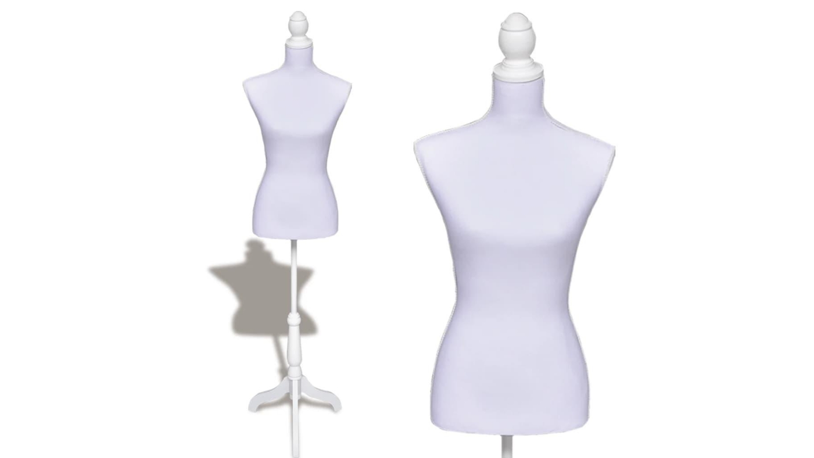 vidaXL Ladies Bust Display - White | Harvey Norman