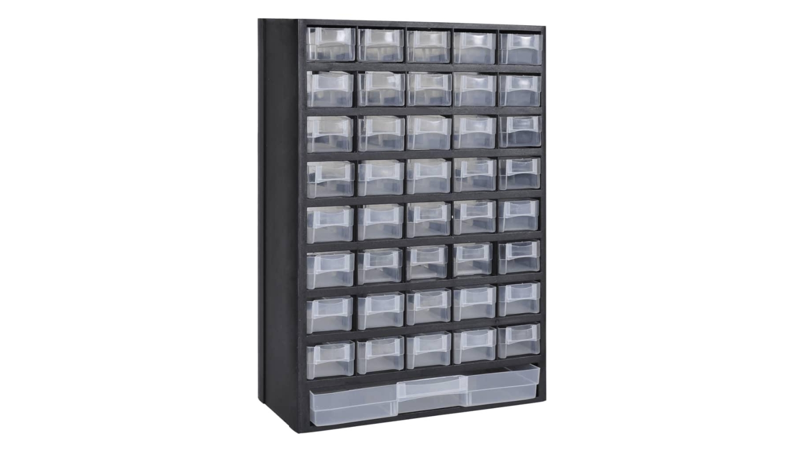 vidaXL 41-Drawer Plastic Storage Cabinet Tool Box