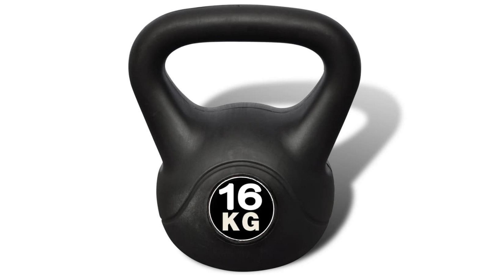 vidaXL 16kg Concrete Kettlebell