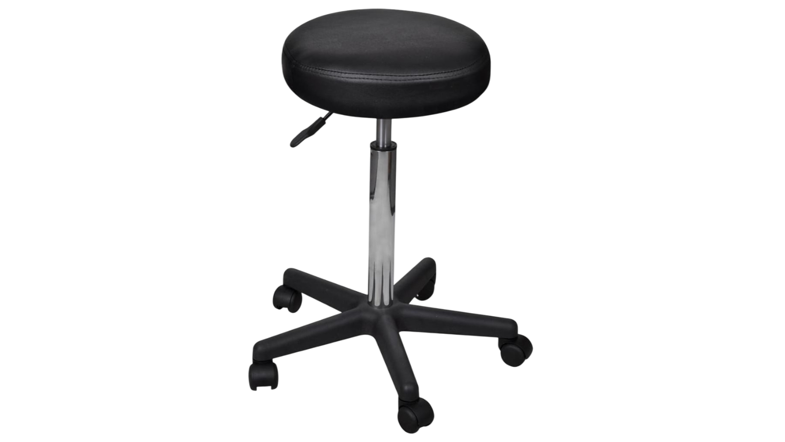 vidaXL Black Office Stool