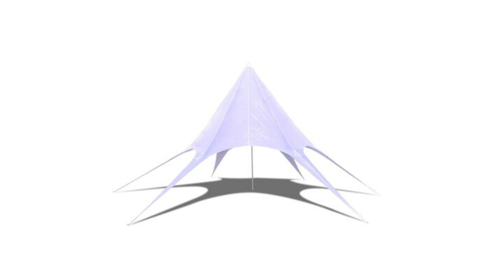 vidaXL Hexagon Star Garden Pavilion Gazebo - 14 m
