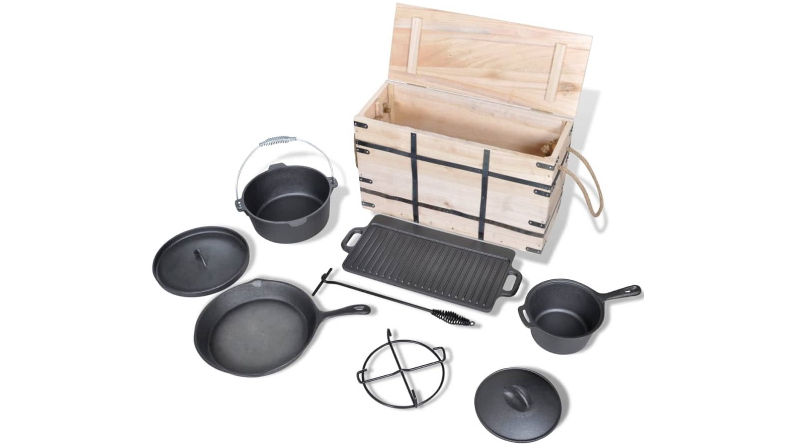 vidaXL Dutch Oven Set - 9 Piece