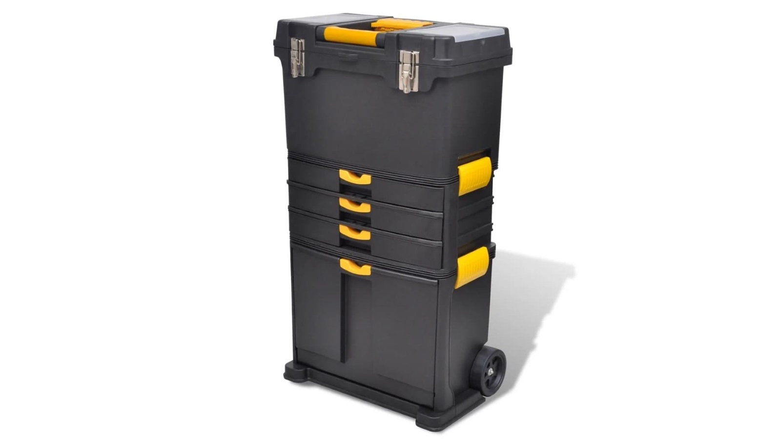 vidaXL Tool Case Chest Tool Trolley Portable