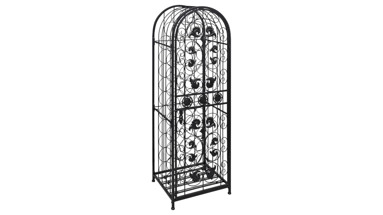 vidaXL Metal Wine Rack for 45 Bottle