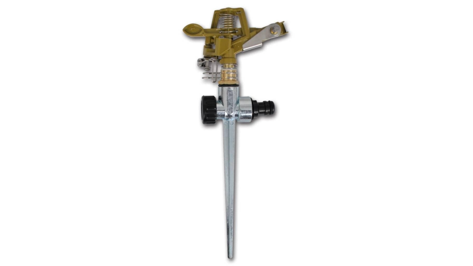 vidaXL 2 Piece Garden Impulse Watering Sprinklers with Metal Spike