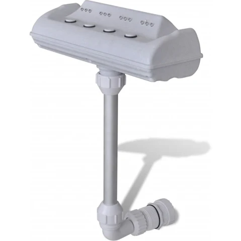 vidaXL Cascade Waterfall Swimming Pool Fountain with LED Lights