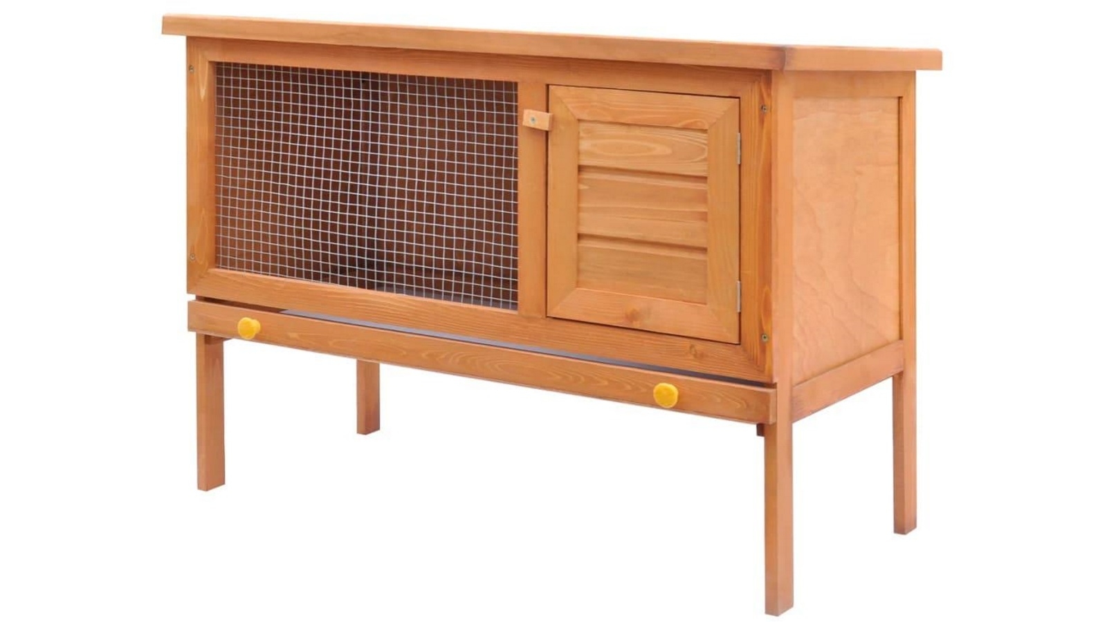 vidaXL Outdoor Rabbit Hutch 1 Layer Wood