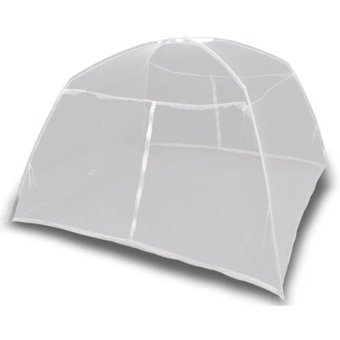 vidaXL White Mongolia Net Mosquito Net 2 Doors - Large