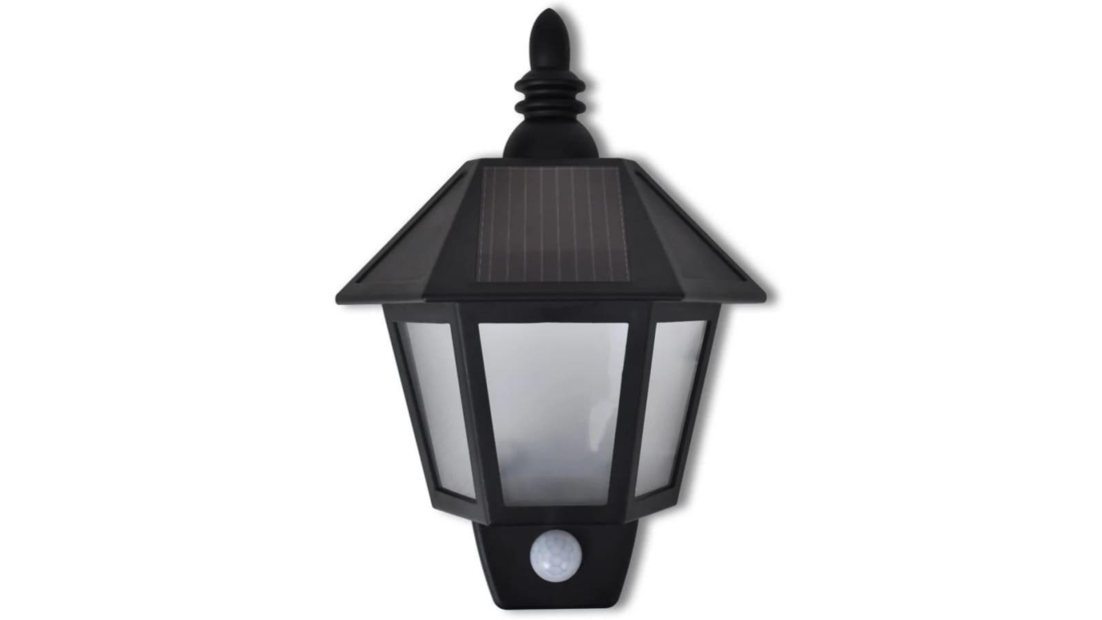 vidaXL Solar Wall Lamp with Motion Sensor