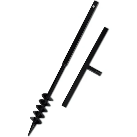vidaXL 80mm Ground Drill with Handle Auger