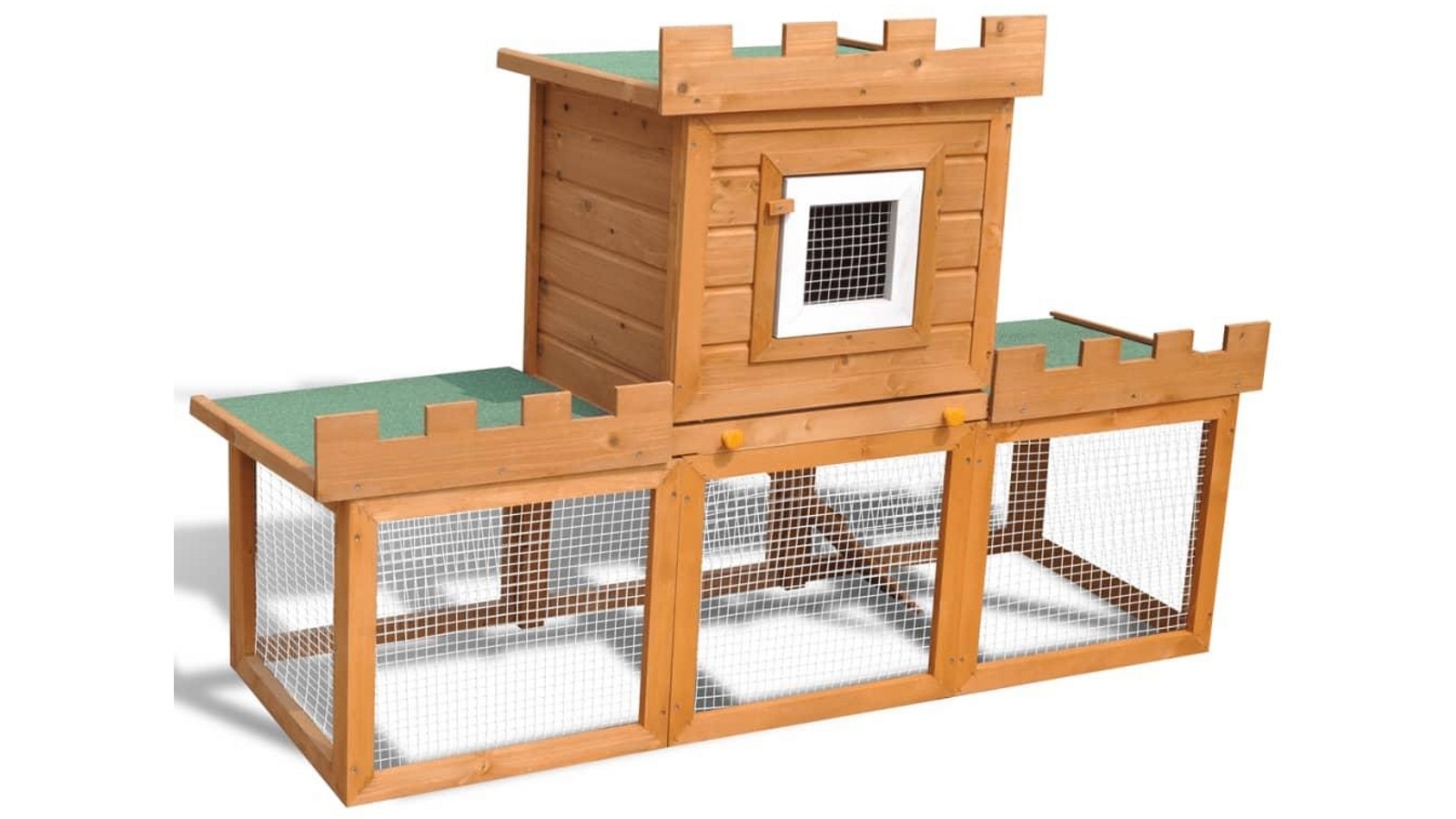 vidaXL Outdoor Large Rabbit Hutch House Pet Cage Single House